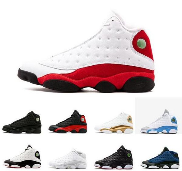 

13 13s mens basketball shoes low chutney navy blue pure money chicago black cat dmp he got game playoffs men shoes sneaker