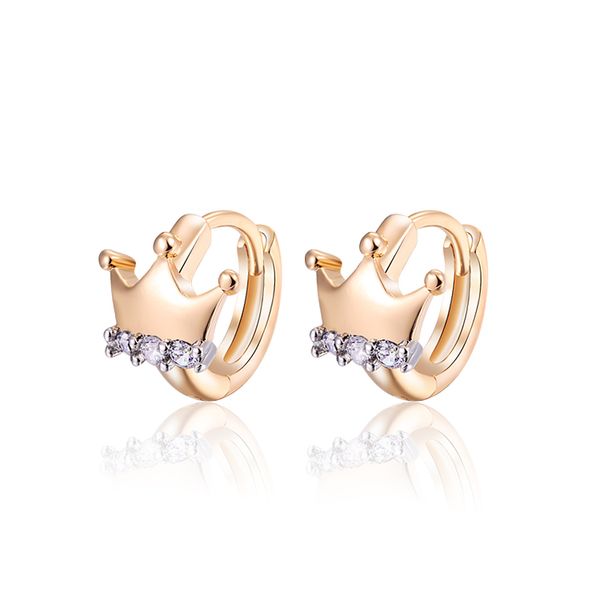 

brand gold color hoop earrings pendientes pearls brincos women bijoux cz crystal earings fashion jewelry 15e18k-39, Golden;silver