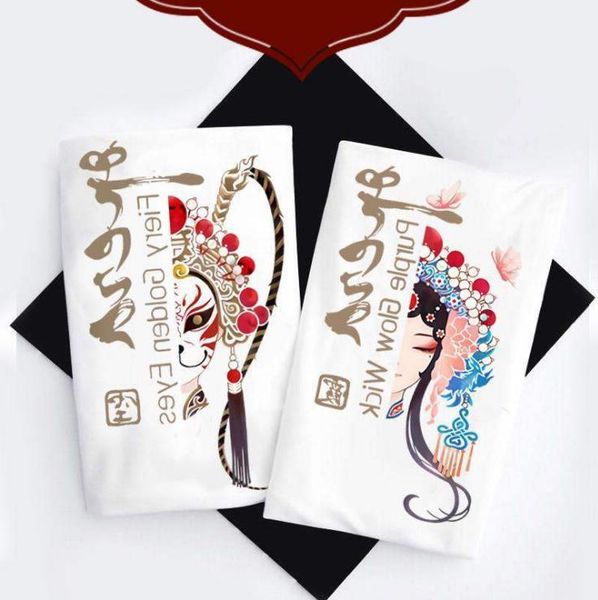 

lovers summer clothing niche design sense 2020 new ins tide chinese style short-sleeved t-shirt female loose large version of cotton t, White;black