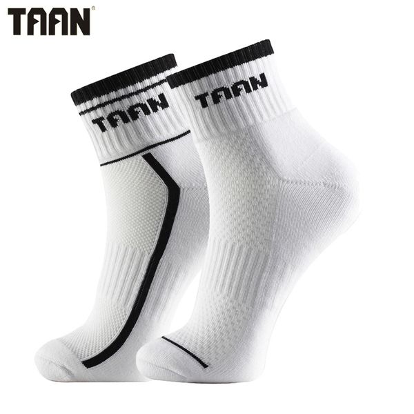

taan brand men boys sports socks for basketball running cycling cotton sock t-342 t-343, Black