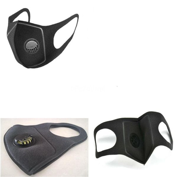 

dhl shipstock coslony sponge dustproof pm2.5 pollution black half face mouth mask with breath wide straps washable
