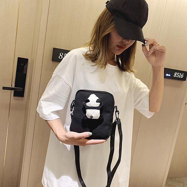 

handbags women cute panda doll simple large-capacity messenger bag fashionable and convenient diagonal sac main femmebags