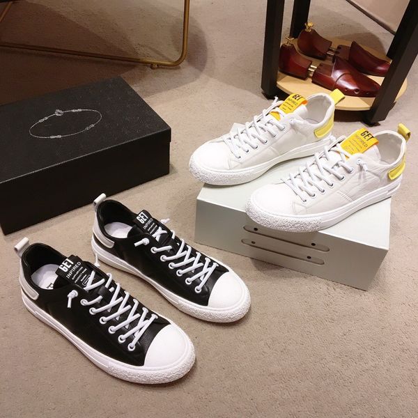 

2019 luxury designer shoes mens trainers white leather platform shoes flat casual party wedding shoes suede sports sneakers, Black