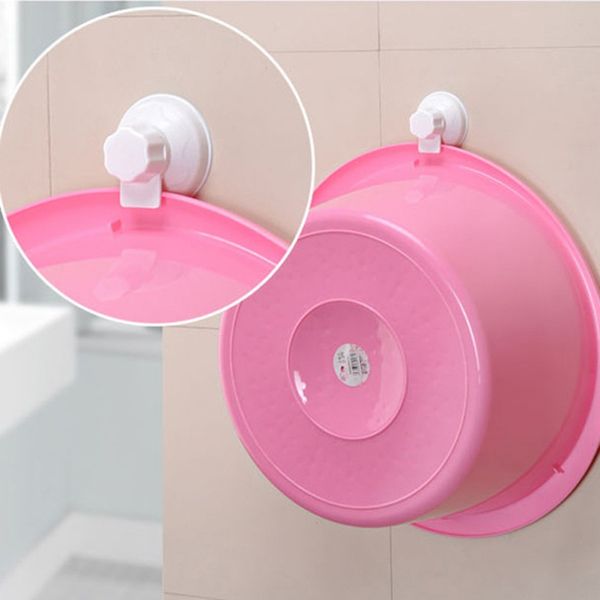 

2pcs washbowl hook non-trace strong suction cuptype washbowl hooks for bathroom kitchen gadget