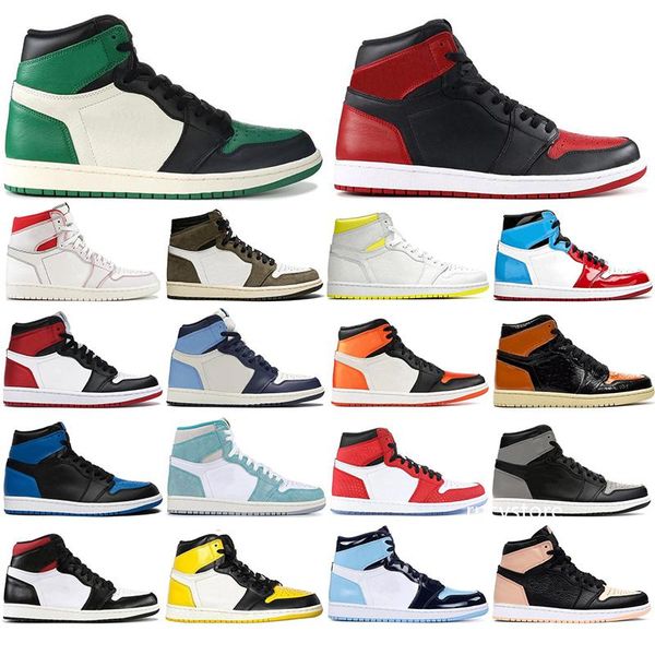 

бесплатные носки 2020 мужские ботинки баскетбола 1s топ obsidian royal бесстрашный первого класса fligh 1 мокко backboard спорт тренера тапк