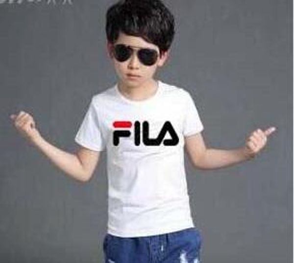 

2019 Новые дети футболка хлопок большие мальчики девочки с коротким рукавом рубашк