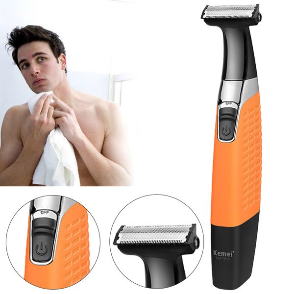 Kemei Men Electric Shaver Trimmer Rechargeable Razor Painless Diy Haircut Men Shaving Machine Instant Facial Care With 4 Combs Man Electric Shaver