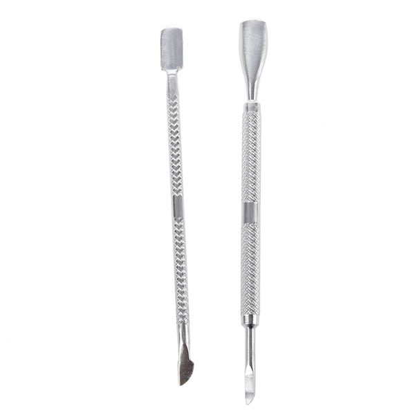 

2 nail art stainless steel pusher remover tool