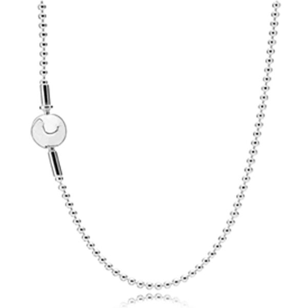 

2019 new 100% 925 sterling silver snake chain necklace fit charm beads for women fashion jewelry diy bracelet factory wholesale seven