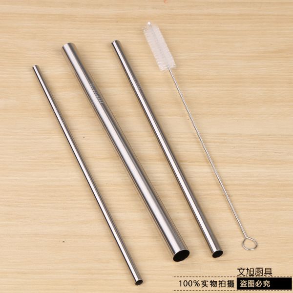 

steel straw oblique mouth stainless steel directly bending rough ferrule protect drink tube 6.0/8.0/12 directly tube light body white