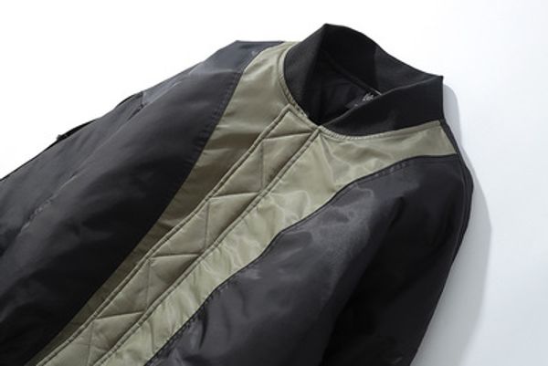 

steampunk spring winter new patchwork jackets black green pilot coats fashion casual personality clothes, Black;brown