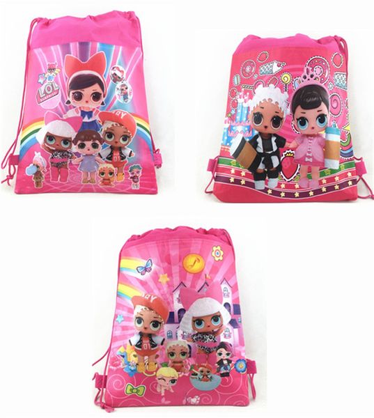 

Горячая мультфильм кукла рюкзак девушки Принцесса дети тема партии рюкзак конфеты сумки школьный рюкзак 34*27 см бесплатная доставка