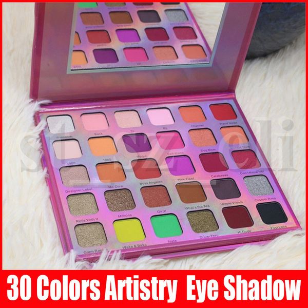 

Лицо Макияж глаз Коллекция Пять звезд прессованная Матовый Shimmer Eyeshadow палитр Artistry Eye Shadow Palette 30 цветов