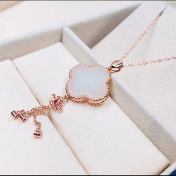 

natural chinese hetian 925 silver white jade lucky polygon pendant necklace for women charm jewelry xmas gift