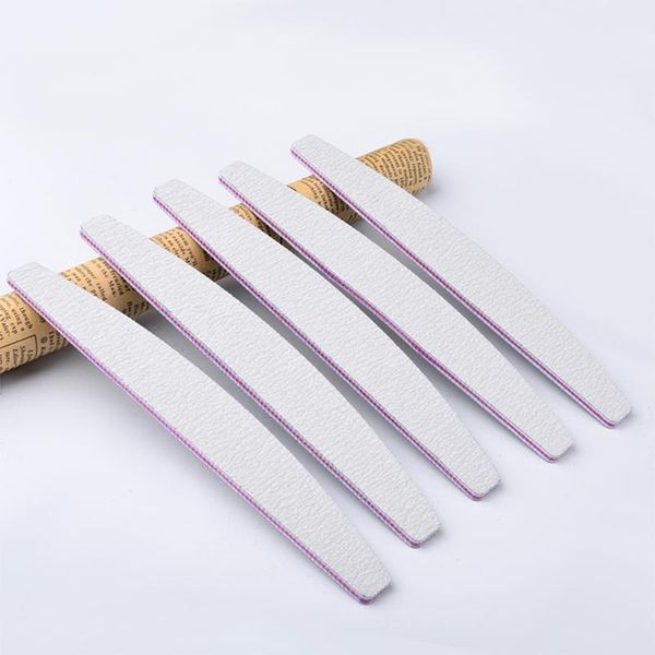 

5 pcs suit polished nail files set half moon sanding nail file manicure tools art tools