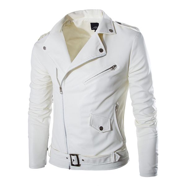 

herobiker motorcycle jackets men vintage retro pu leather jaqueta white punk windproof biker racing faux leather moto jacket