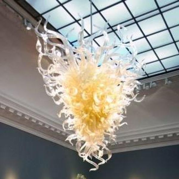 

longreecraft modern chandelier lighting l gallery art lighting white color hand blown glass led cyrstal pendant and chandelier lighting