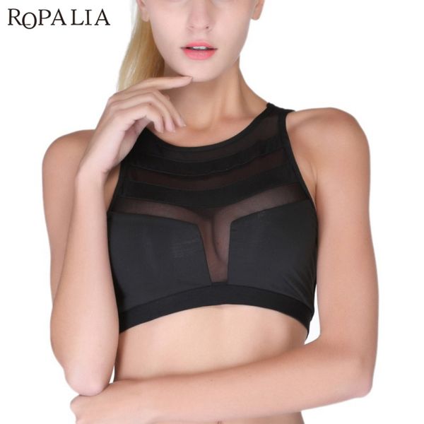 

ropalia women lingerie bra mesh patchwork breathable ladies bras brassiere full cup female thin underwear, Red;black