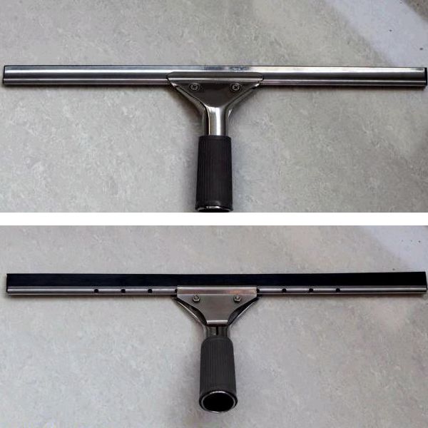 

silver stainless steel glass cleaning scraper wiper