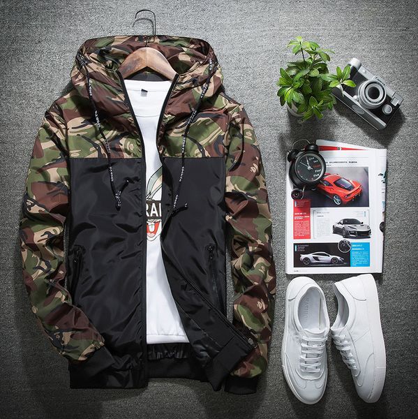 

men jackets autumn boys jacket hooded outerwear male spring jacket boy zipper jackets m  xl xxl 3xl 4xl, Black;brown