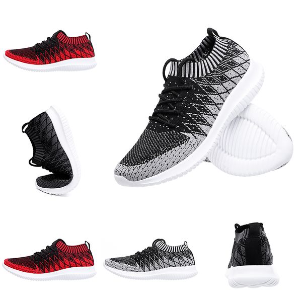 

Homemade brand Fashion Designer womens mens running shoes Black Red Grey Primeknit Sock trainers sports sneakers Made in China size 39-44