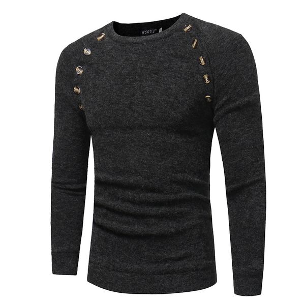 

sweater men new arrival casual pullover men autumn round neck patchwork quality knitted brand male sweaters size -3xl, White;black