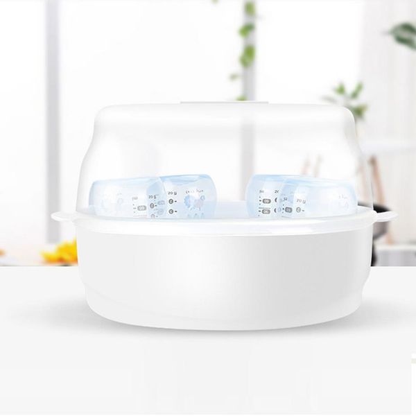 

baby microwave oven bottle sterilization box high temperature pacifier sterilizer bottle holder storage box sterilizerl set
