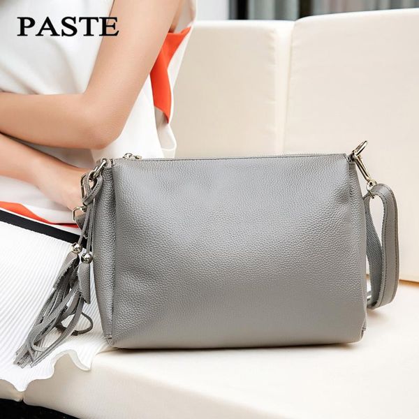 

fringe bag new women's bag single shoulder messenger leather women's soft leather multi compartment