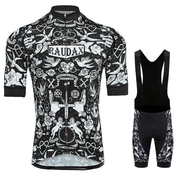 

raudax pro задействуя джерси set summer wear велоспорт горные велосипед одежды велосипеда одежда mtb велосипед одежда костюм, Black;blue
