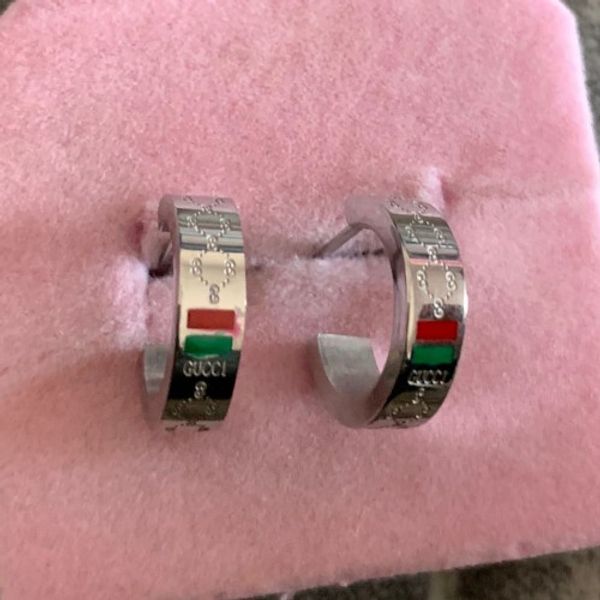 

2019 deluxe brand designer circle серьги женщины женское розовое золото серебряное свадебное пи