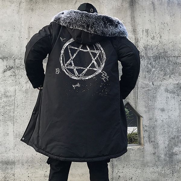 

star 2' trench coat, Black