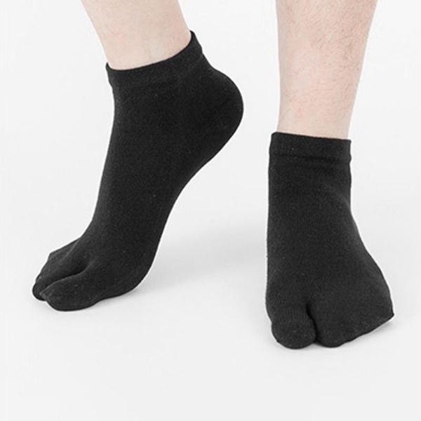

toe socks finger-separated ankle hosieryodor resistant sports fitness footwear cotton polyester spandex climbing running, Black