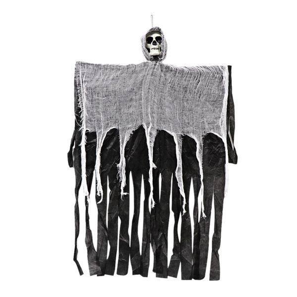 

diy halloween skeleton hanging ghost terror death props party door decor