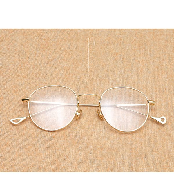 

wholesale-gold glasses metal frame design round frame punk retro leisure, Silver