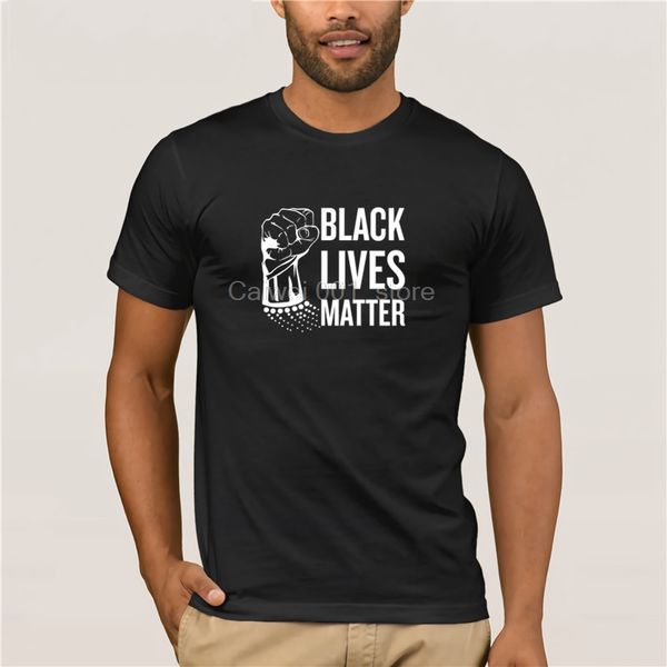 

fashion 2019 trend t shirt black lives matter with unique fist graphic summer fashion short tshirt men, White;black