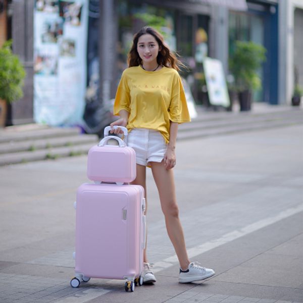 

luggage bag,children women suitcase set,abs cartoon travel box,rolling trolley hardcase bag ,20"22"24"26"28"inch