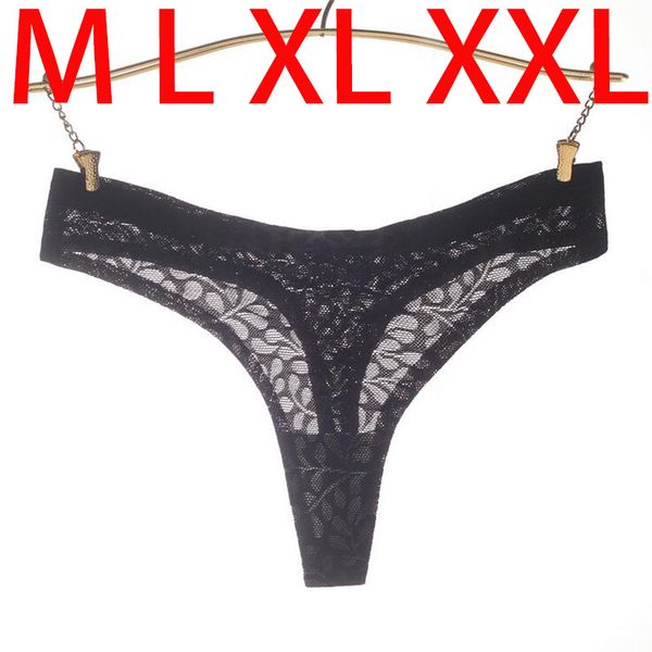 

women g-strings thongs tangas intimates low waist underwear -xxl jacquard comfort seamless panties female briefs, Black;white