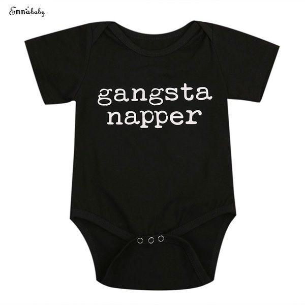 

0-24m newborn baby boy girl short sleeve letter print cotton romper jumpsuit playsuit outfit baby clothes, Blue