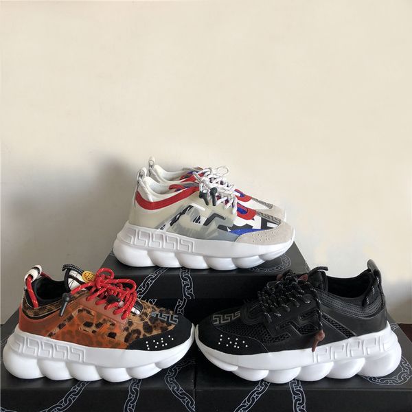 

chain reaction designer sports shoes sports fashion casual shoes men and women coach light link embossed sole, Black