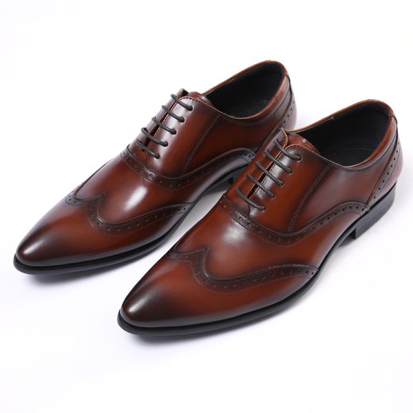 Compre Zapatos De Baile Con Punta En Punta De Color Negro Marron