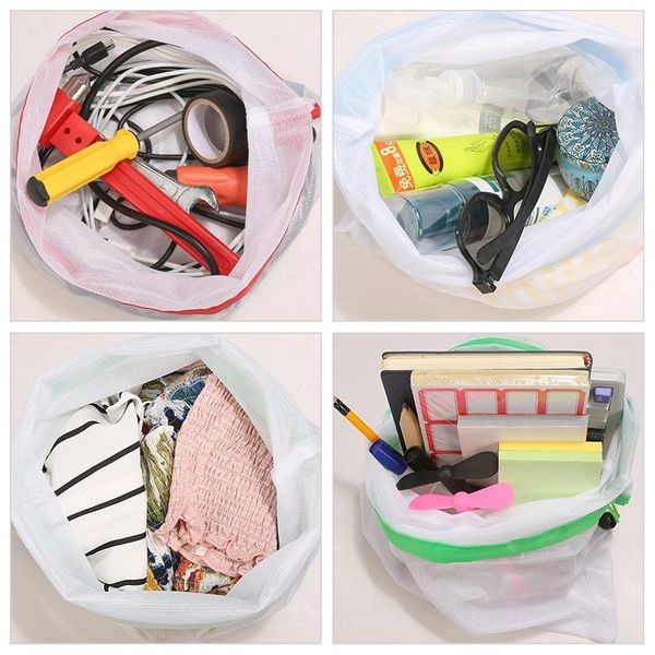 

15pcs 12pcs reusable produce bags washable mesh bags for grocery shopping fruit vegetable toys sundries organizer storage bags kitchen stora