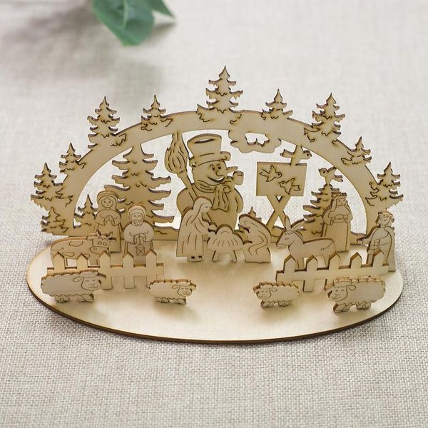 

merry christmas stitching decorative ornaments handmade diy christmas stereo ornaments snowman church diy for home decoration