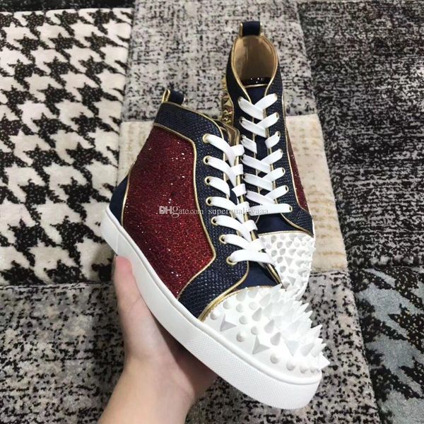 

Роскошные Оптовые Высокого Качества Мужчины Женщины Красные Нижние Кроссовки Loub