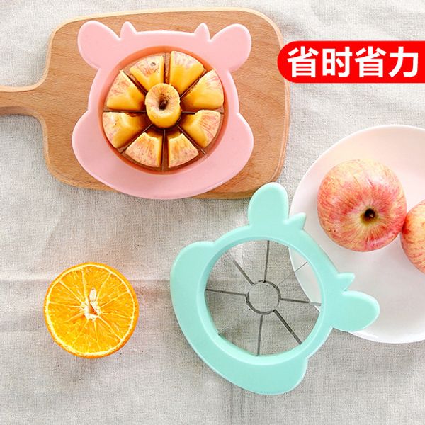 

cute fruit cutter яблочный нож slicer cutting corer кухня кулинария овощные инструменты измельчитель кухонные гаджеты аксессуары розовый / с