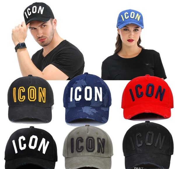 

new quality baseball cap men's and women's casquette embroidered letters icon outdoor street trend daddy hat truck driver bone, Black;white