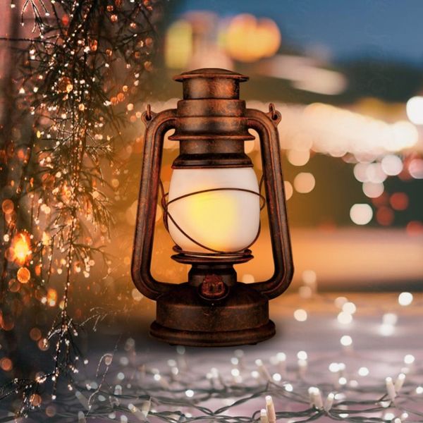 

portable lanterns retro style led dual-mode barn lantern outdoor camping tent light aisle camp lighting