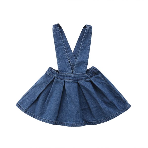 

kid baby girl summer denim princess skirt party pageant skirts