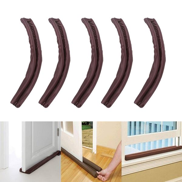 

set of 5 under door draft blocker dustproof fit for doors up to 38inch