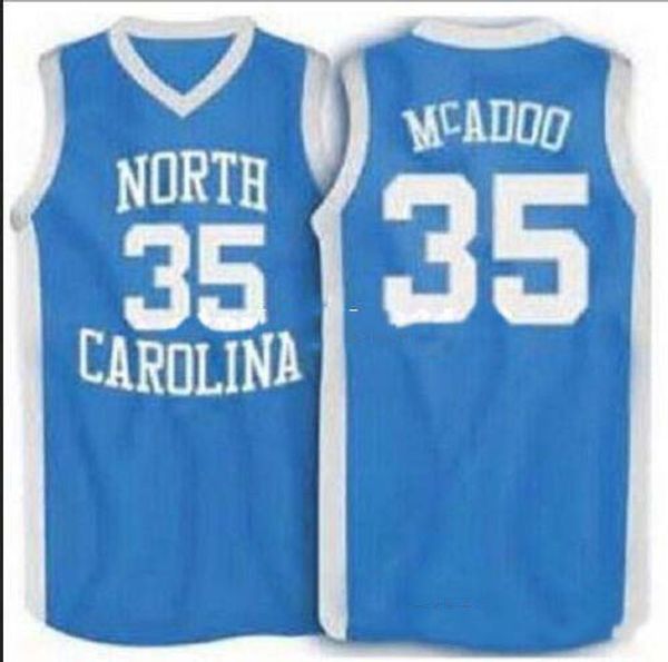 

custom xxs-6xl vintage men #35 nc tarheels bob mcadoo high school game college jersey size s-4xl или custom любое имя или номер, Black;red