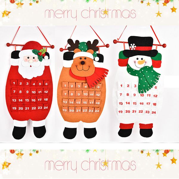 

christmas old man snow man deer calendar advent countdown calendar 10.10